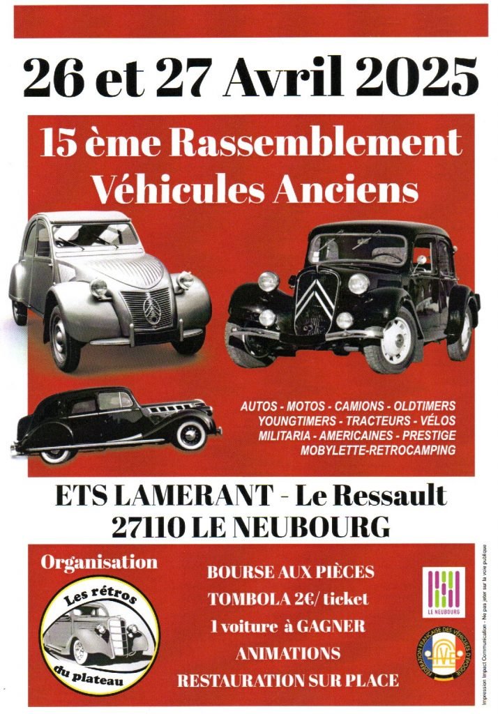 15° RASSEMBLEMENT DES RÉTROS